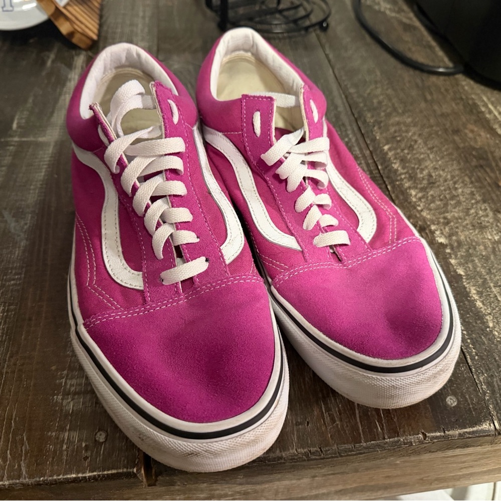 Unisex Vans Pink Lowtops Old Skool